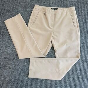 Adrianna Papell Bi-Stretch Fit Pants Beige Atmosphere Women's Size 6